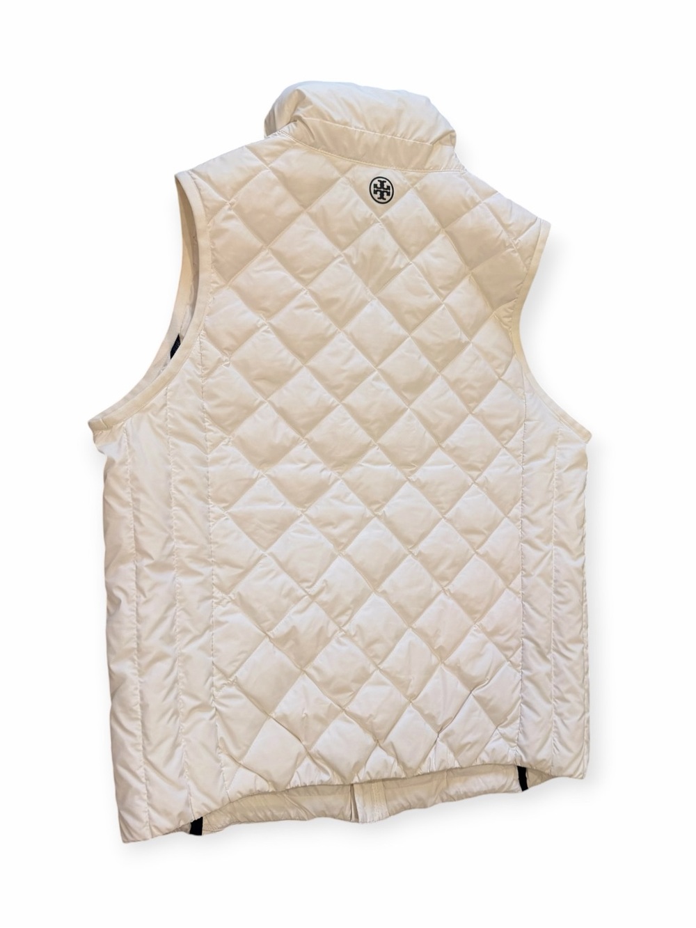 Tory Burch Tory Sport Quilted Packable Vest Ivory Cream M Fall Outfits Preppy - Picture 6 of 14
